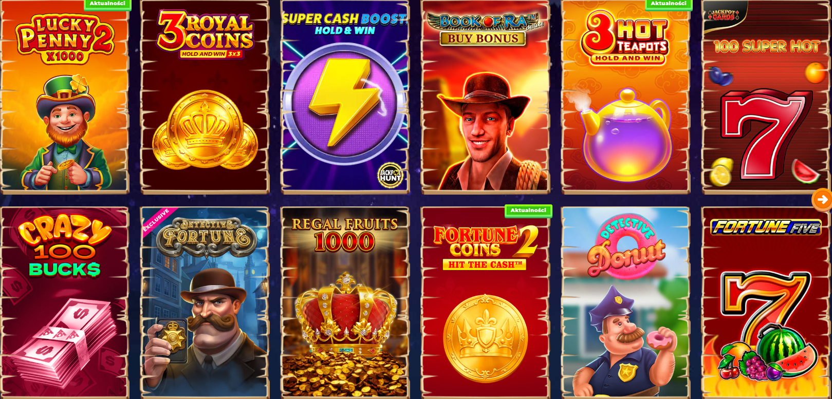 Sloty z darmowymi spinami w Wazamba Casino